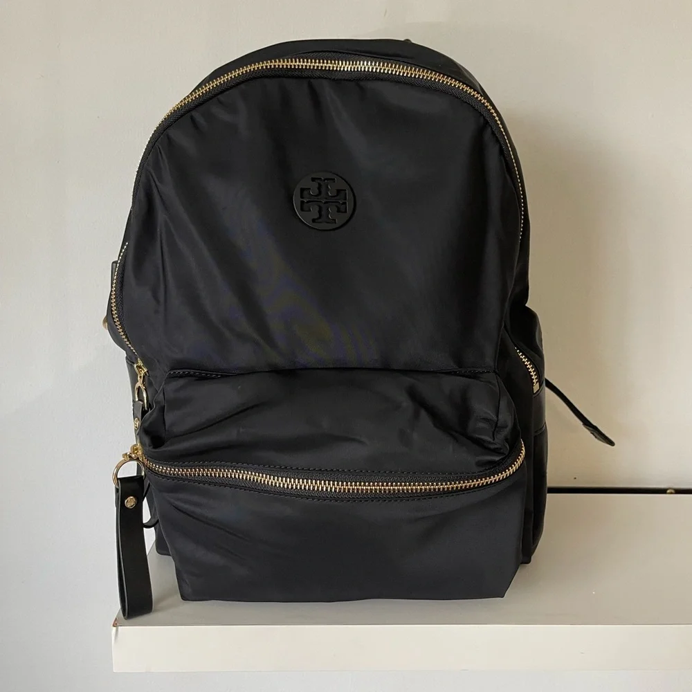 Tory Burch Black Backpack - Picture 1 of 4